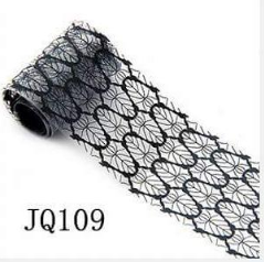 Foil Encaje Negro JQ109