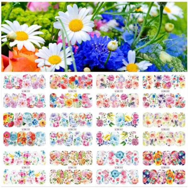 Decal de Agua BN793 BN804 120 unidades