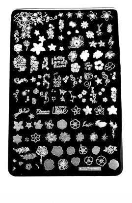 Placa ZJOY PLUS 15  FLORES Grande