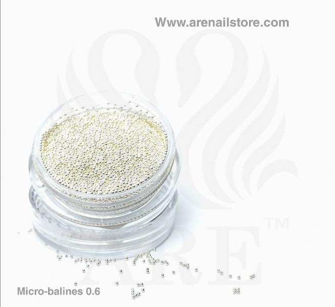 Microbalines / Caviar 0.6 mm de Grosor Plateado