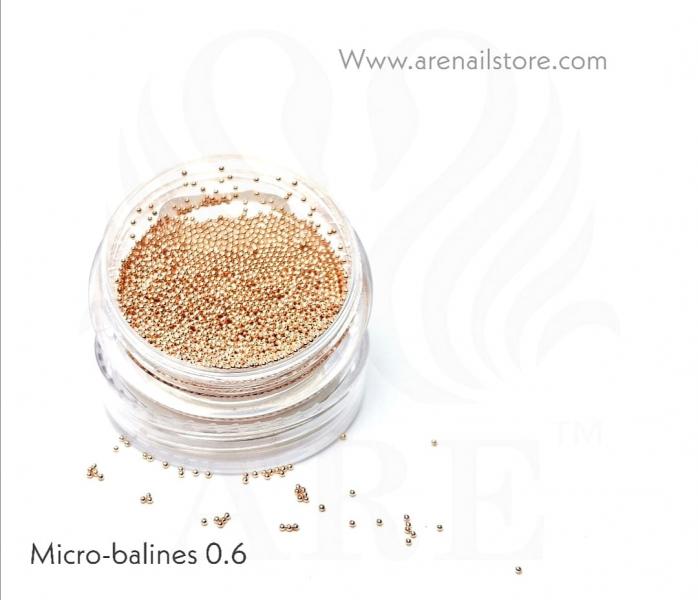 Microbalines / Caviar 0.6 mm de Grosor Oro Rosa