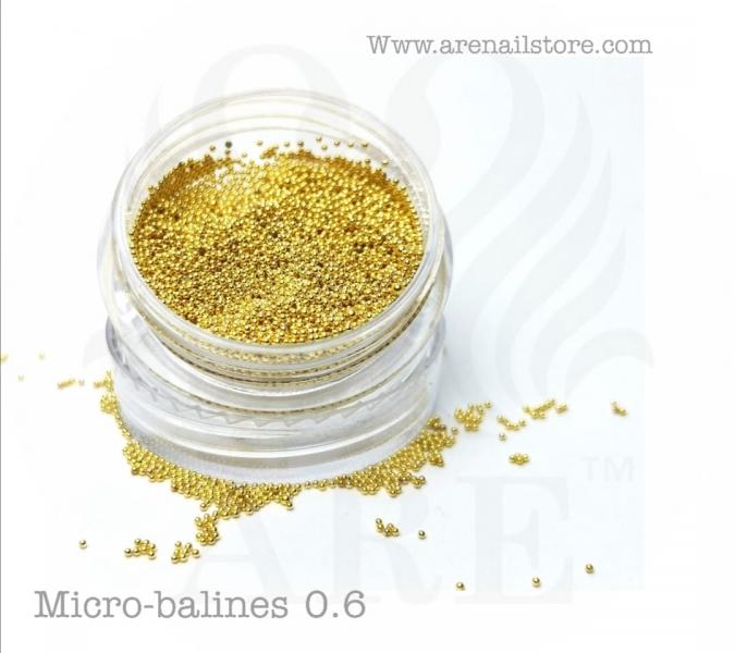 Microbalines / Caviar 0.6 mm de Grosor Plateado