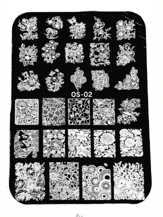 Placa de Stamping Rectangular OS-02 Grande