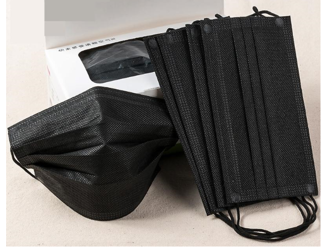 50 Mascarillas descartables Negro