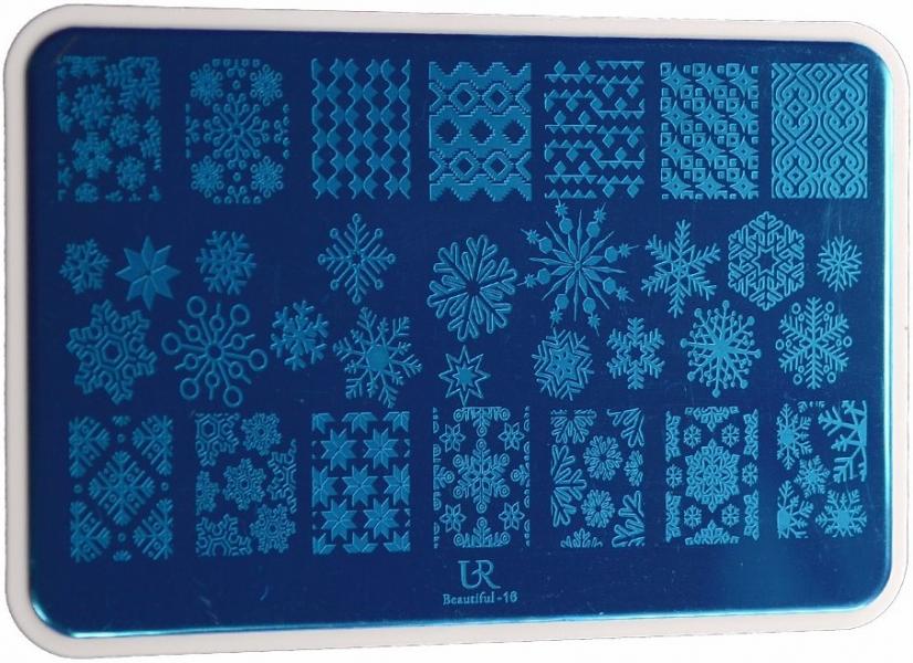 Placa o Sello de Stamping Rectangular Grande