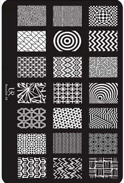 Placa o Sello de Stamping Rectangular Grande