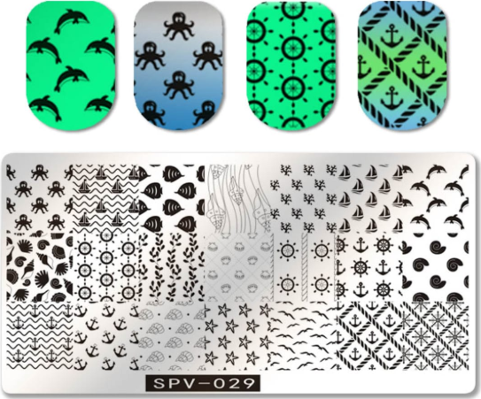 Placa de Stamping Rectangular SPV-029 Mediana