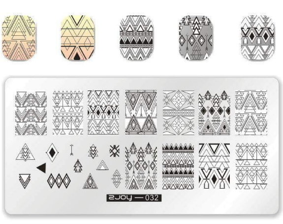 Placa de Stamping Rectangular 2JOY-032 Mediana