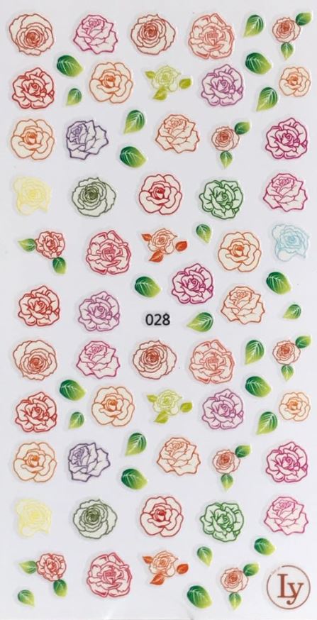 Sticker de Gel 3D para U&ntilde;as