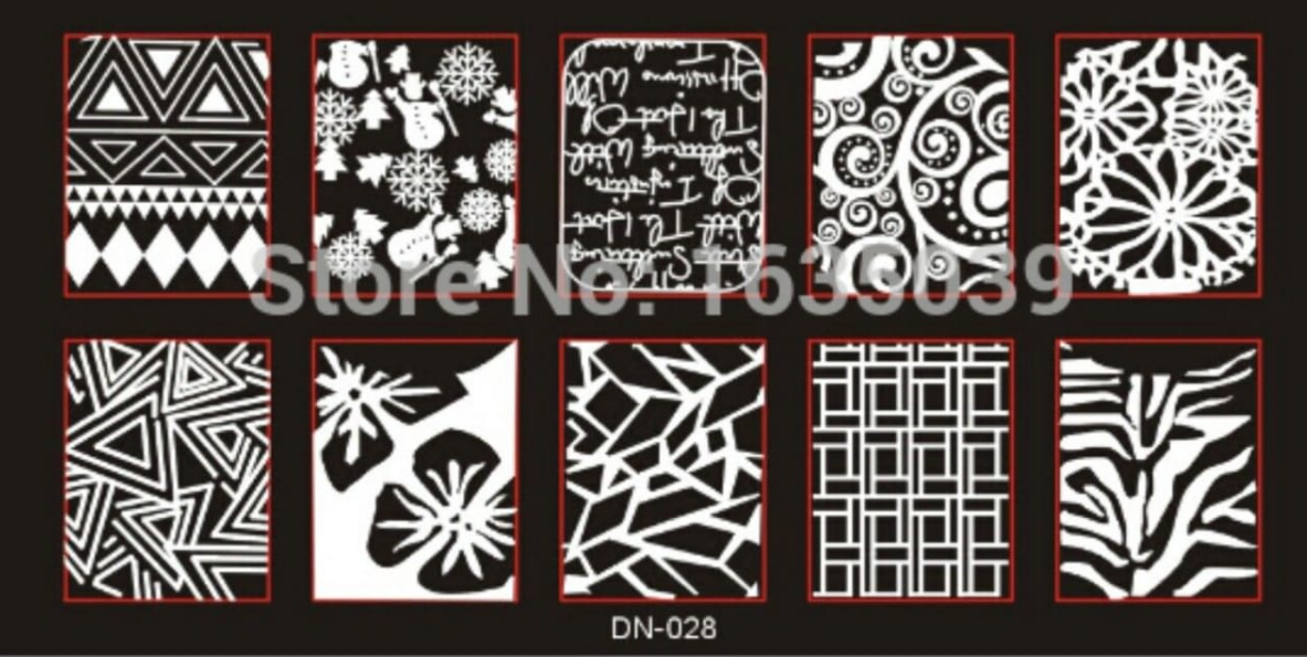 Placa de Stamping Rectangular DN-028 Mediana