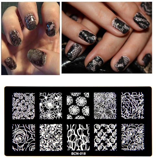 Placa de Stamping Rectangular BCN-018 Mediana