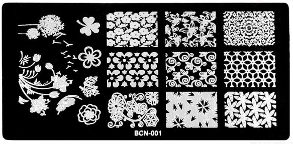 Placa de Stamping Rectangular BCN-001 Mediana