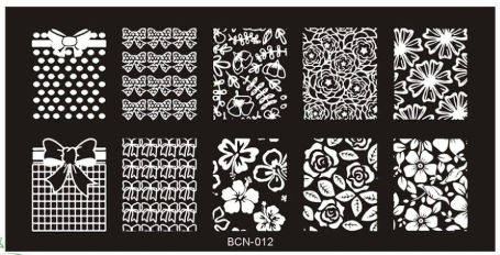 Placa de Stamping Rectangular BCN-012 Mediana