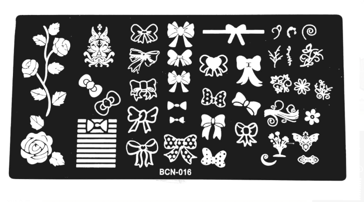 Placa de Stamping Rectangular BCN-016 Mediana