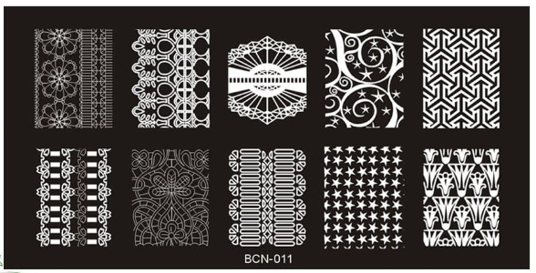 Placa de Stamping Rectangular BCN-011 Mediana