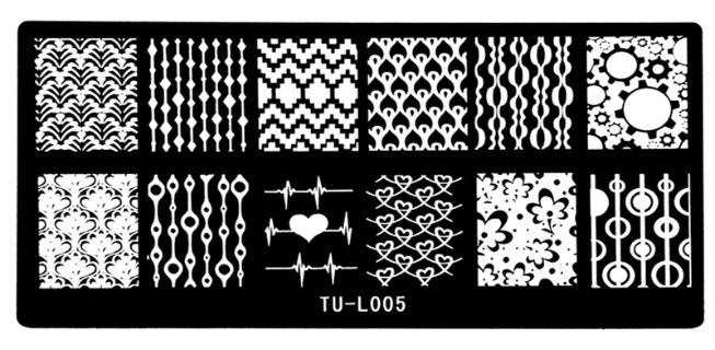 Placa de Stamping Rectangular TU-L005 Mediana