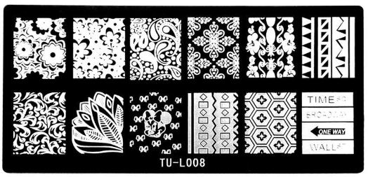 Placa de Stamping Rectangular TU-L008 Mediana