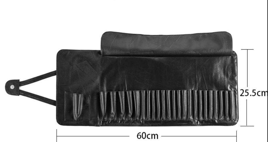 Estuche para 24 Pinceles Negro