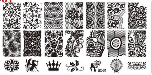 Placa de Stamping Rectangular BC-01 Mediana