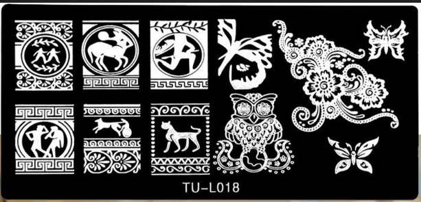 Placa de Stamping Rectangular TU-018 Mediana