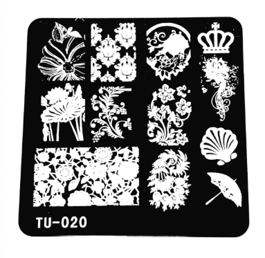 Placa de Stamping cuadrada TU-020 peque&ntilde;a