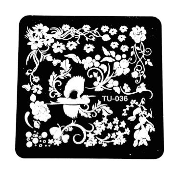 Placa o Sello de Stamping  cuadrada peque&ntilde;a peque&ntilde;a