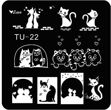 Placa de Stamping Cuadrada TU-22 peque&ntilde;a