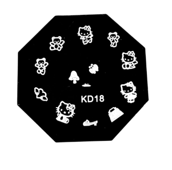 Placa de Stamping Octagonal KD-18 peque&ntilde;a