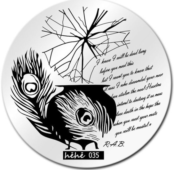 Placa de Stamping Redonda hehe-035 peque&ntilde;a