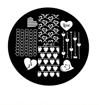 Placa de Stamping Redonda AP-61 peque&ntilde;a