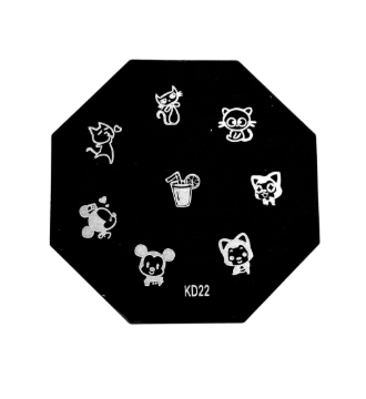 Placa de Stamping Octagonal KD-22 peque&ntilde;a