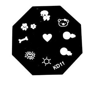 Placa de Stamping Octagonal KD-11 peque&ntilde;a