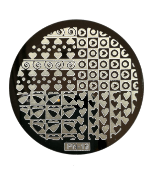 Placa de Stamping Redonda PN-19 peque&ntilde;a