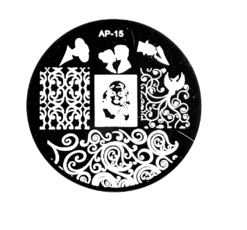 Placa o Sello de Stamping  Redonda peque&ntilde;a peque&ntilde;a