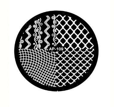 Placa de Stamping Redonda AP-109 peque&ntilde;a