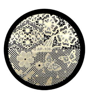 Placa de Stamping Redonda AP-106 peque&ntilde;a