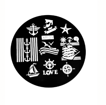 Placa de Stamping Redonda AP-31 peque&ntilde;a