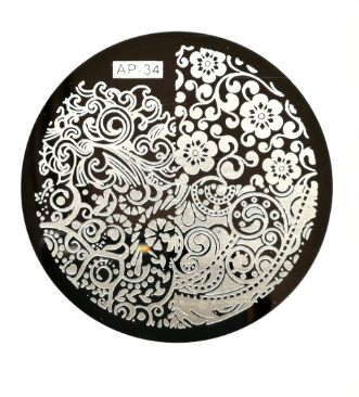 Placa de Stamping Redonda AP-34 peque&ntilde;a