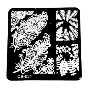 Placa de Stamping Cuadrada CB-031 peque&ntilde;a