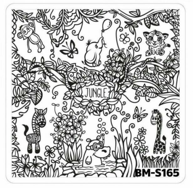 Placa de Stamping Cuadrada CB-030 peque&ntilde;a