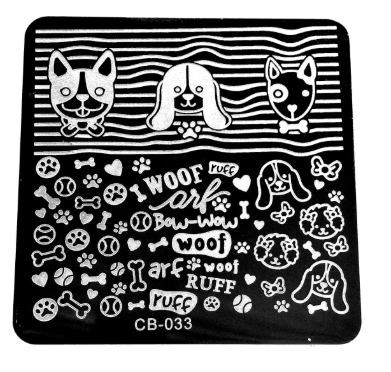 Placa de Stamping Cuadrada CB-033 peque&ntilde;a