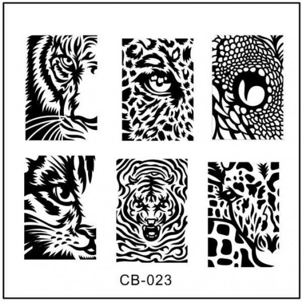 Placa de Stamping Cuadrada CB-023 peque&ntilde;a