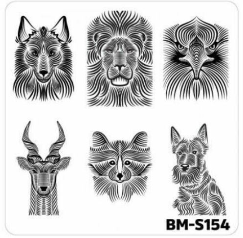 Placa de Stamping Cuadrada CB-027 peque&ntilde;a