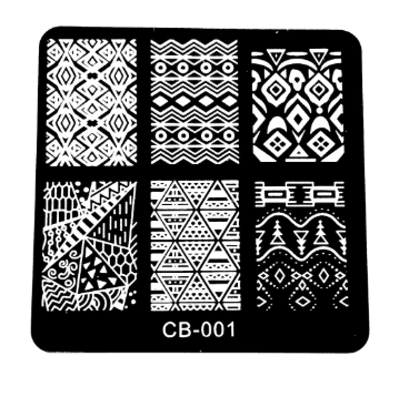 Placa de Stamping Cuadrada CB-001 peque&ntilde;a