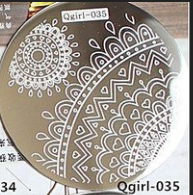 Placa o Sello de Stamping  Redonda peque&ntilde;a peque&ntilde;a