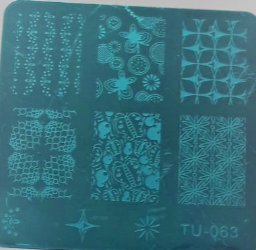 Placa o Sello de Stamping  Cuadrada peque&ntilde;a peque&ntilde;a