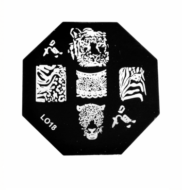 Placa de Stamping Octagonal LO-18 peque&ntilde;a