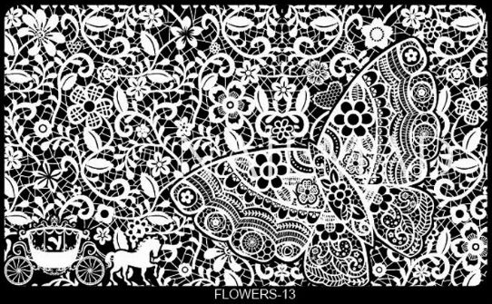 Placa o Sello de Stamping  Rectangular Grande