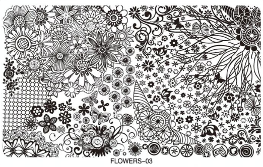 Placa o Sello de Stamping  Rectangular Grande