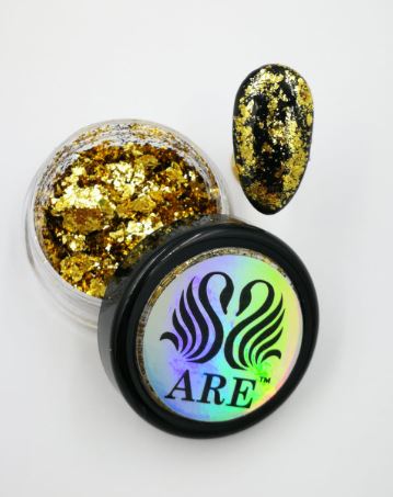 Efecto Flake Dorado